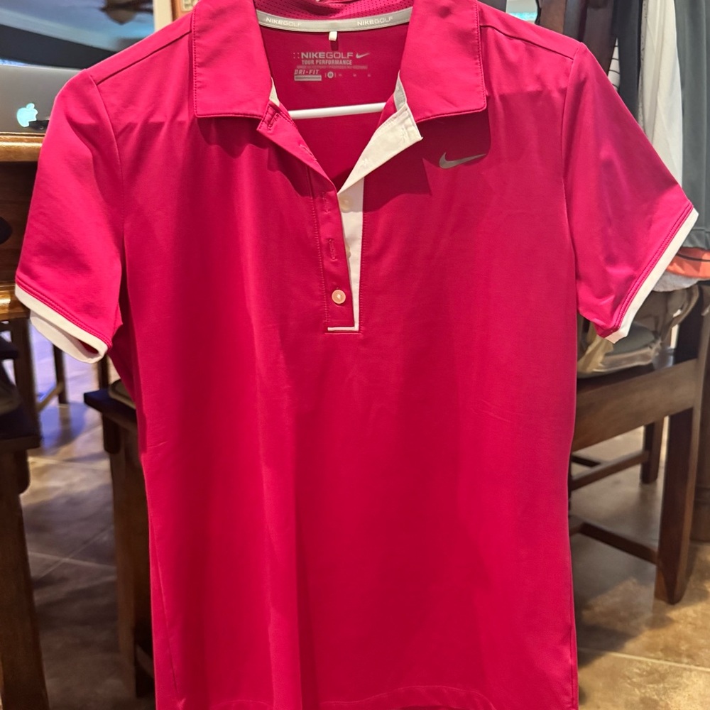 Nike Women's Pink Polo Shirt